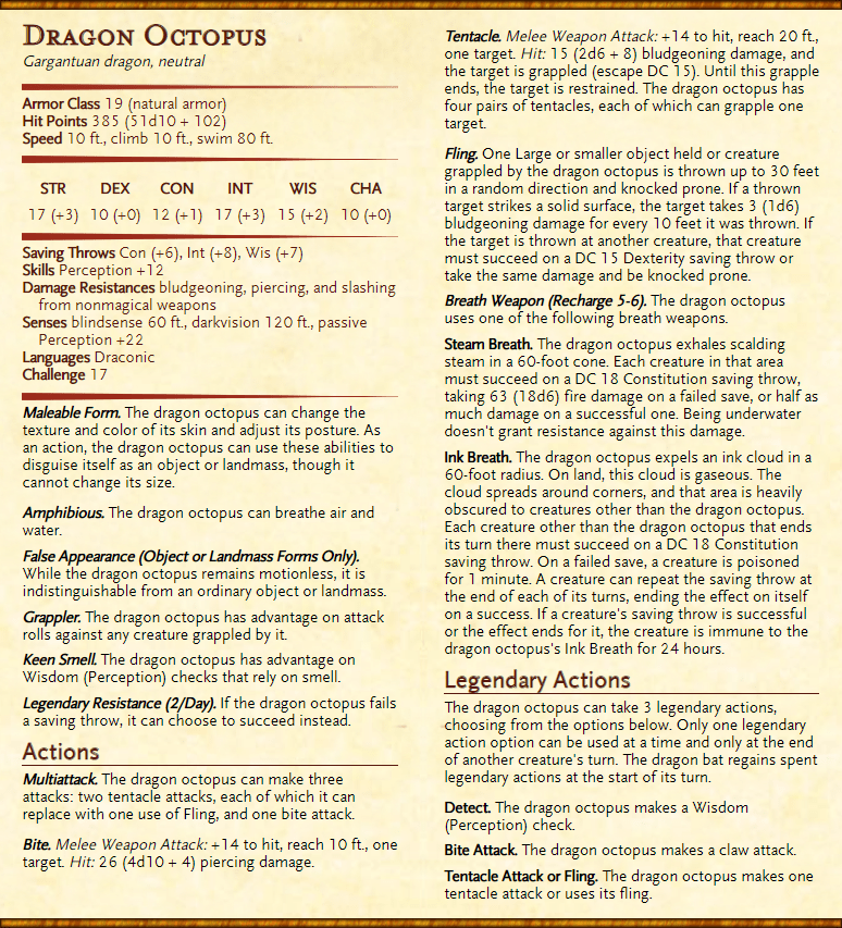 dragonoctopus